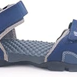 mens SS 103 | Latest, Daily Use, Stylish Floaters | Blue Sport Sandal - 10 UK (SS 103)-15