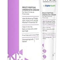 Rivela Dermascience Under Eye Cream By Cipla for Brightening, Dark Circles, Puffy Eyes and Fine Lines | Multi Peptide Cream With Matrixyl 3000, AGH & Hyaluronic Acid|15 ml-13