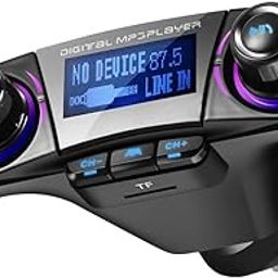 Car FM transmitter Car MP3 Player Car Hands-free Bluetooth Stereo Audio Receiver Adapter USB BT06-image-75