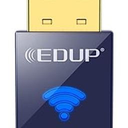 EDUP USB Bluetooth WiFi Adapter, Wireless Nano USB Network Adapter for Laptop Desktop PC Wi-Fi Dongle Compatible with Windows 10/7/8/8.1/XP Mac OS X 10.6 - 10.15.3{TD-836WA}-0