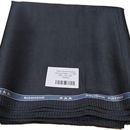 Men's Polyester Unstitched Trouser Fabric (Deep Grey, 1.3Mtr)-picture-10