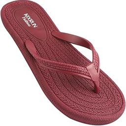 Ladies Hawai Slippers Flipflop Rubber slippers for Women Girls Home Use pack of 1-image-83