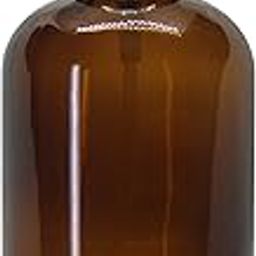 100 ml Amber Color Round Empty Glass Bottle With Lotion Pump And Black Cap For Essential Oils, Blends, Diy Skin Care, Cosmetics, Bottle (Pack Of 1)-17