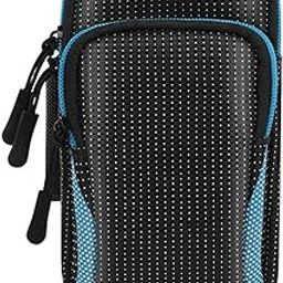 ZAPORA Arm Band Universal Waterproof Sport Armband Bag for Outdoor Gym Running Arm Band Mobile Bag Case Coverage Holder (Color : Hortel�)-image-49