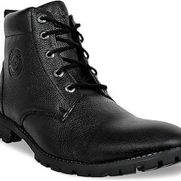 Genuine Premium Leather Luxury Memory Foam High-Top Ankle Boots Shoes For Men(823|Brown|Size-6,7,8,9,10)-image-38