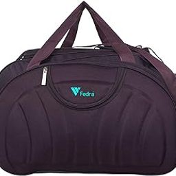 Waterproof Polyester Lightweight 60 L carry on luggage Travel Duffel Bag with 2 Wheels Purple-image-13