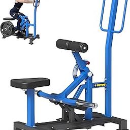 Bodylean Fitness Standing Hip Thrust Machine, 300 Kg Plate Loaded Vertical Hip Thrust Sissy Squat Machine with Band Pegs, Adjustable Glute Bridge Squat Machine for Butt Shaping and Glute Muscles-15