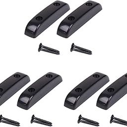 Vaguelly 6sets Guitar Thumb Rest Replacement Mounting Screws Electric Bass Thumbrest for Finger Positioning and Comfort Essential Bass Guitar Accessory-image-92