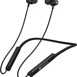 Portronics Harmonics Z9 Wireless Bluetooth in Ear Neckband with Mic, 40 Hours Playtime, Metallic Finish, BT5.3V, 10mm Dynamic Driver, Dual Pairing, Magnetic Buds, Type C Fast Charging(Black)-45