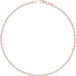 Pure Elegant Twisted Silver Anklet| Waterproof & Anti-Tarnish | Pure Silver Jewellery for Women | Anklet for Women | Payal for Girls | Gift for Women & Girls-image-32