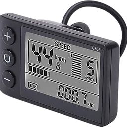 S866 Electric Bike LCD Display Large Screen Lightweight ABS Waterproof Plug Electric Bike LCD Display Durable 22.2mm/0.9inch Handlebar Display-picture-10