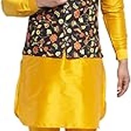 Men's Kurta Pyjama & Printed Nehru Jacket set-picture-22