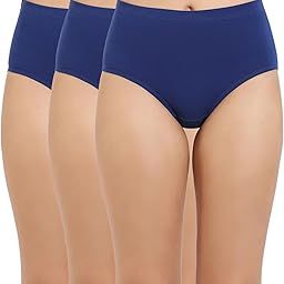 Anti-Microbial High Rise Full Coverage Hipster Panty (Pack of 3), Multicolor-image-8