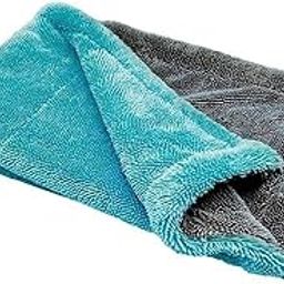 DUGA Shines Premium Microfiber Cloth for Car & Bike Cleaning – 40x60 cm, Ultra Soft, Highly Absorbent, Scratch-Free, Lint-Free, Blue & Grey-image-33
