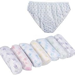 Diver Non-Woven Super Soft Comfortable Lightweight Disposable Women's Panty for Hospital Maternity Pregnancy Travel Pack of 6(DNE-1008 White Free Size)-picture-3
