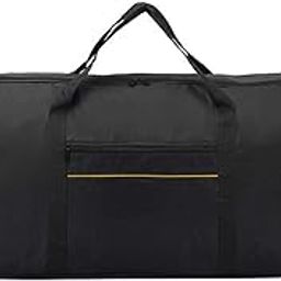 DASNTERED 61 Keys Keyboard Case for 61 Keys Keyboard and Electric Piano, Electric Keyboard Bag Piano Gig Bag | Waterproof 420D Oxford Cloth Electric Piano Padded Case(Black)-image-5
