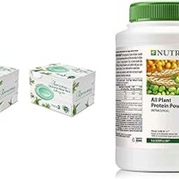 Satinique Persona Glycerin Aloe Vera Bathing Bar - Pack of 2 (6 soaps) AND 1 KG PROTEIN POWDER COMBO-7