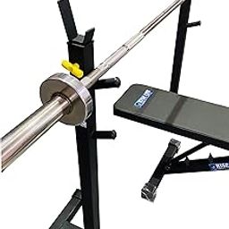 RISE UP Multipurpose Steel Squat Bicep Chest Stand with Adjustable Height ( Black )-27