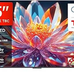 TCL 189 cm (75 inches) 4K Ultra HD Smart QLED Google TV 75T8C-24