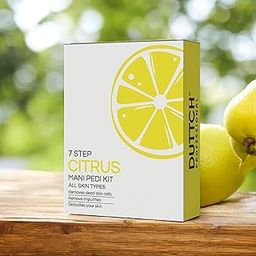 Citrus Mani Pedi Kit, Repairs Cracked Heels, Moisturization, Foot Peeling Mask, Cream & D-tan Scrub for Women & Men-20