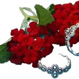 925 Sterling Silver Saundarya Toe Rings for Women | Oxidized Finish | Marcasite Adjustable Jewelry | Gift Set-image-26