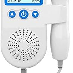 Qingyuan Fetal D r Baby D r Heartbeat Monitor for Pregnancy 50-230BPM Measuring Range Hz Foetal Heart Rate Detector with L Display Po et Size-picture-18