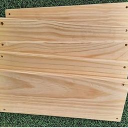 ACN Kohinoor | Pinewood Plank for Macrame Products | Rectangle Wooden Plank for Crafting | Solid and Natural Wooden Plank | DIY | Pack of 4Pcs, 5 x 10 Inches (Depth 10 mm)-17