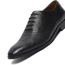 Formal Shoes for Men | Handcrafted Derby in Authentic Italian Leather | Unique Design, Lace-Up for Business (LSEUSNJB-1)-image-7