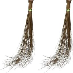 DecorGalore | 1 No. Grass Palmyra Broom – Dust-Proof Jhadu | Durable & Eco-Friendly | No Dust Shedding | Long Handle for Easy Grip | Multicolor Handle | 100% Biodegradable (5X Palmyra Palm Broom)-image-63