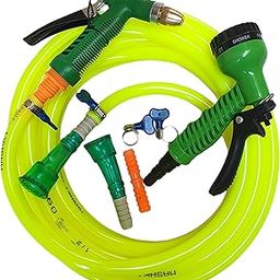 Mashki 1/2 Inch (12.5 mm) Water Hose Pipe with Water Sprayer, Tap Connector Etc for Gardening, Car Washing, Home Use Etc (10 Meter)-picture-19