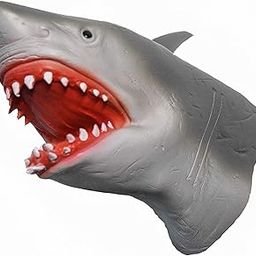 Yolococa Hand Puppet Toys Realistic Latex Animal Shark Instagram Children Toys-image-3