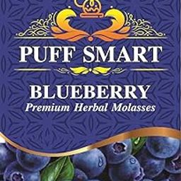 PUFF SMART Premium Herbal Molasses Blueberry (Set of 3) 50gms Each (100% Tobacco and Nicotine Free)-image-97