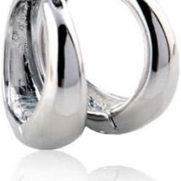 Silver Alloy Hoop Earring for mens-image-2