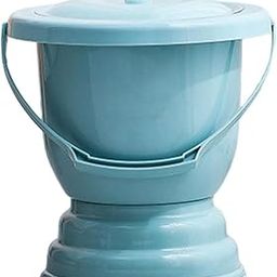 Enakshi® Handheld Spittoon with Lid Portable Urinal Bottle for Bedroom 28x27cm Blue|Health & Beauty | Medical, Mobility & Disability | Daily Living Aids | Incontinence Aids-image-37
