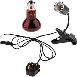 bnf® E27 Reptile Amphibian Nightlight Infrared Light Heating Lamp UK Plug 50W|Pet Supplies | Reptile Supplies|As per description-image-57
