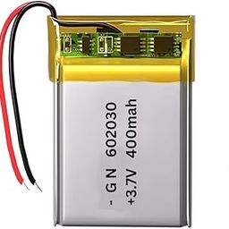 Rechargeable lipo Batteries 3.7V, 400 mAH for Bluetooth Speaker/Hands Free, Bluetooth Headphone, Toys, DIY, Robotics, 3.2 Cm X 2Cm X 0.6 Cm, [Pack of 1 Battery] (This Battery is not for Drone)-12