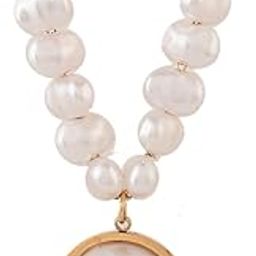 Voyage Pearl Bliss Golden Charm Pendant|Women With Chain Pendants|Pendants For Women|Chic|Travel|Everyday|Stylish|Gift for Women|-image-4