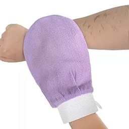 BANIRA Exfoliating Bath Scrub Glove for Body & Face Dead Skin Remover,Tan Removal Magic peeling Bath Glove (Multicolor)-image-3