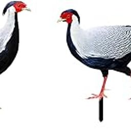 UJEAVETTE 2Pcs Chicken Animal Statue Stakes for Porch Patio Home Outdoor Chicken Decor-image-97