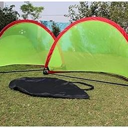 Layan Pop Up Goal 2 Portable Soccer Goals with Carry Bag with Long Life Durable Frame Quick Setup & Easy Fold (Multicolour) Small-picture-13