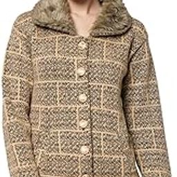 Women Wool blend Banded Collar Sweater-image-60
