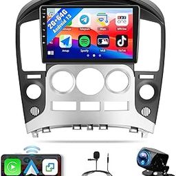 SIXWIN Android Car Stereo for Hyundai Starex/H1 2007-2015 M/C with Wireless CarPlay Android Auto Mirror Link 2G+64G 9 Inch Touchscreen Bluetooth GPS Navigation WiFi FM Backup Camera MIC-13