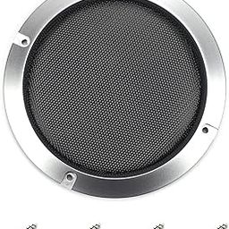 Fielect 1 Pcs 6inch /153mm Silver Metal Trim Speaker Grill Mesh Decorative Circle Woofer Guard Protector Cover Audio Accessories-picture-16