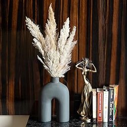 Flowers and Fillers 10 Sticks Pampas Grass | Natural Grass for Home, Office, Bedroom, Table Decoration and Craft Items Corner (Without Vase Pot)-image-64