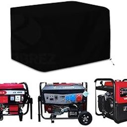 Polyester Waterproof, Indoor And Outdoor Home Generator Cover Heavy Duty- Universal Fit (GNC) (Black)-picture-25