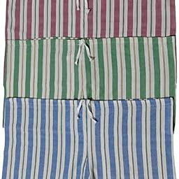 (Pack of 3) Poly Cotton Patte Wala Underwear Patte wala Kaccha with String, Underwear for Men aka Traditional Lattha, Janghiya, Patta Patti Kachha, Nekar Multicolour-image-4