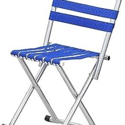Foldable Camping Chair, Heavy Duty Outdoor Portable Lightweight Folding Stool, Fishing Hiking Beach Picnic Stool Collapsible Camping Stool Mini for Travel Garden Chair-image-84