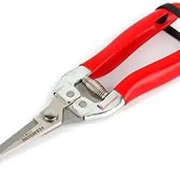 Malfah Pruning Shear 8" Garden Scissors With Smart Lock Plant Cutter for Home Garden Wood Branch Trimmer Grass Cutting Accessories Stem Scissors Hanbon 265004-image-84