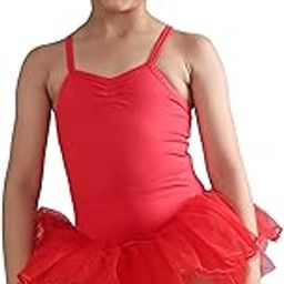 The Dance Bible Girls Camisole Criss Cross Strap Back Ballet Dance Tutu Dress Skirted Leotard-image-91