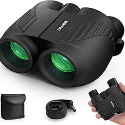 DRANBOL 20X25 Small Binoculars for Adults and Kids, Large Eyepiece Binoculars for Bird Watching Easy Focus, Pocket High Powered Opera Glasses for Concert, Cruise Ship, Travel Must Have-12